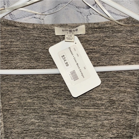 NWT Umgee Cheetah Leopard Animal Print Short Sleeve Open Front Kimono Sz S/M - Picture 2 of 3